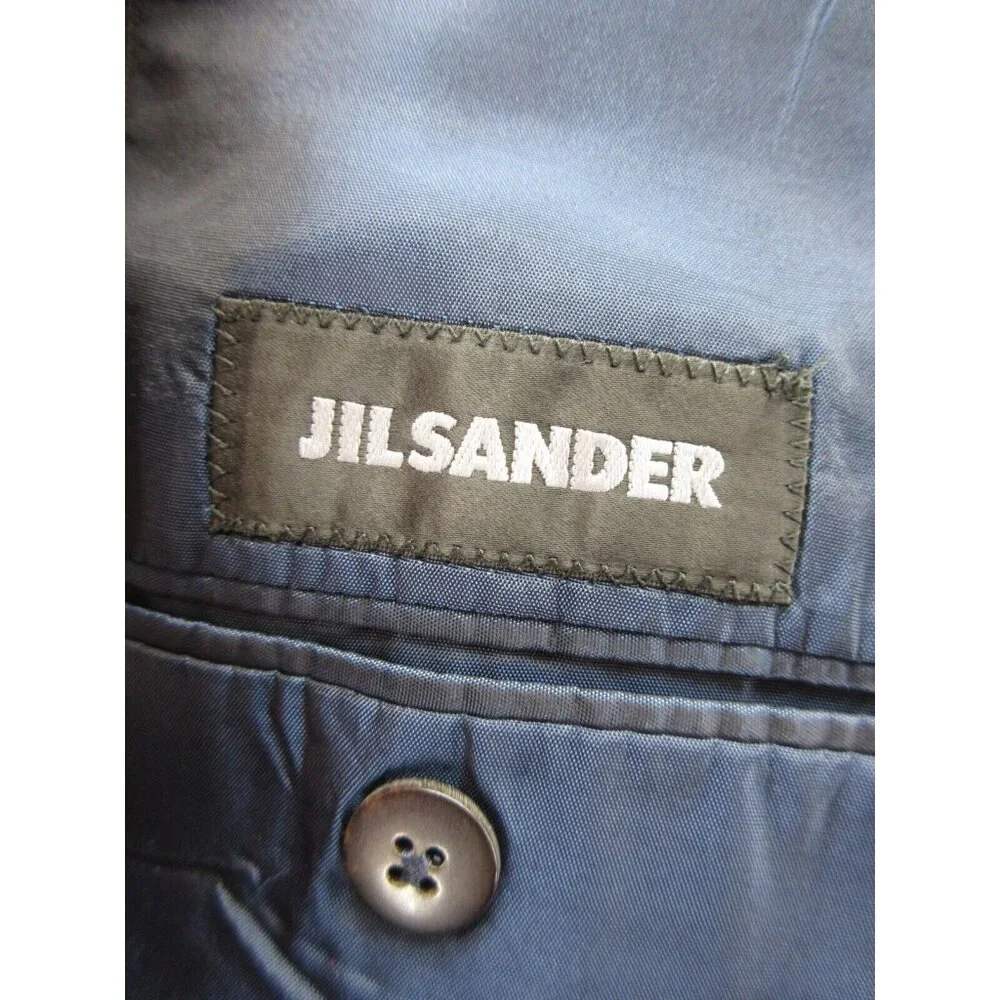 Jil Sander Sport Coat 42 Blazer Jacket Houndstooth Wool Tailor Made 56